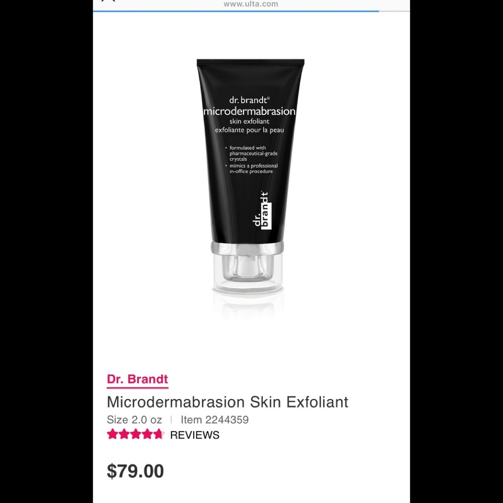 Dr. brandt microdermabrasion exfoliant BRAND NEW